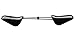 Adjustable Keep Shape Shoe Trees with Tension Spring Coil for Men, Black