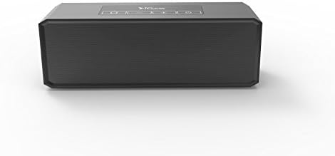 Icoox Stereo Wireless Metal Music Speaker - Bluetooth 4.1 Speaker, Amazing bass Mini-sized Portable Speaker(new Generation, premium Aluminum body), Long playing time 10+ hours (Black)