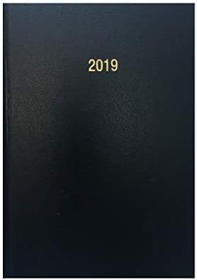 Precious 2022 Diary A5 Day to a Page Diary with Full Page of Saturday & Sunday Hardback Cover Planner Diary by Precious London (Black)