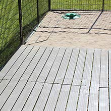 Cove Products 2' X 4' Raised Dog Kennel Comfortable Surface Flooring
