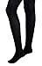 Intimate Portal Women Adjustable Maternity Opaque Tights 3-pk Black Blue Brown