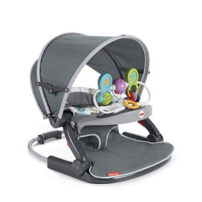 Sit-Me-up on-The-Go Floor Seat in Grey