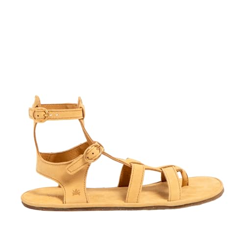 El Naturalista N5687 Bare Sandals, Sandalias Planas Mujer, Honey, 42 EU Ancho