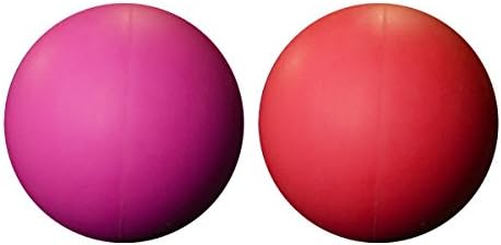 LBS-2 Pack Lacrosse Massage Balls -Pink Red