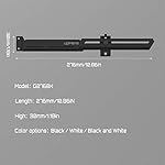 upHere-G276BK-Black-Graphics-Card-GPU-Brace-Support-Video-Card-Sag-HolderHolster-BracketAnodized-Aerospace-AluminumAdjustable-Length-and-Height-Support