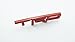 TRD TOYOTA RACING STICKER RED PLASTIC 3D DECAL EMBLEM 12.5X3.5cm