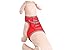 Dog Backpack Harness Puppy Vest - Soft Mesh Pet Padded Harnesses with Pocket,Red Small
