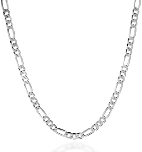 Miabella Solid 925 Sterling Silver Italian 3mm Thick Square Link