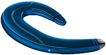 YSZDM Bone Conduction Headphones, Bluetooth Wireless Headset Dual Intelligent Noise Reduction and Anti-Sweat Mini Headphones for Android and Other Bluetooth Devices,Blue,Bluetooth4.1