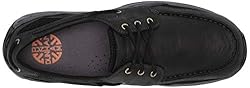 Dunham Men's Captain Boat Shoe, Black, 14 2E US