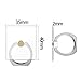 TOFOCO COM Cell Phone Finger Ring Holder, 4-Pack 360 Degree Rotation Transparent Phone Ring Stand, Hand Grip Holder Kickstand with 5 Car Mount Hooks Compatible with Universal Mobile Phone