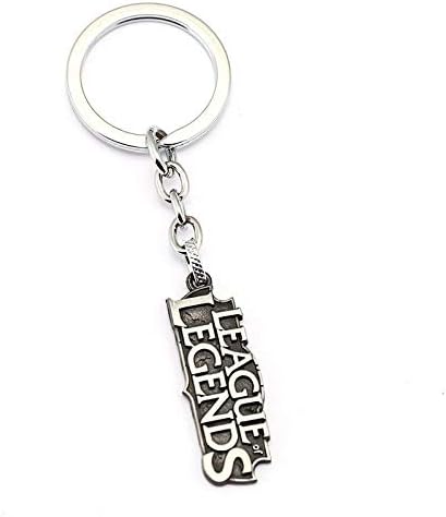 MINTUAN Game Legend Of League Keychain Car Lol Letters Jewelry Key Chain Chaveiro Llaveros Men Jewelry