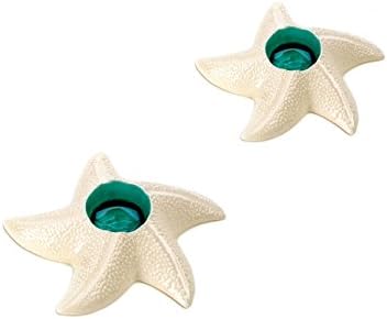 Home Decor Twin Star Fish Tea Light Candle Holder