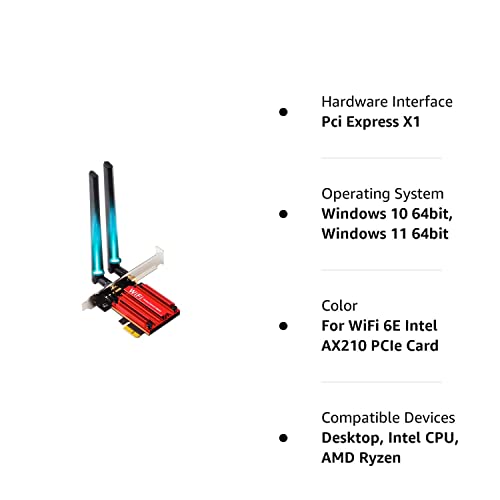 WiFi 6E AX210 PCIe WiFi Card With Bluetooth 5 3 AX5400 Tri Band wifi-6e-ax210-pcie-wifi-card-with-bluetooth-5-3-ax5400-tri-band
