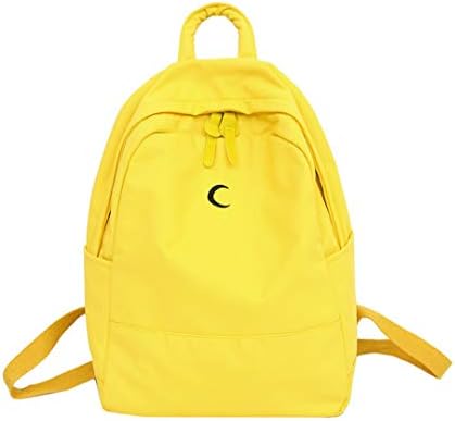 Candy Color Canvas Casual Sweet Print Moon Girl Bag