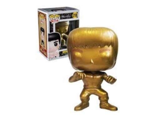 Funko Pop Movies: Gold Bruce Lee Collectible Figure, Multicolor