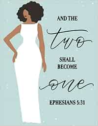 Two Shall Become One: Lined Journal Notebook, 160 Pages 8.5x11, a journal for couples to write in, original appreciation gift for newlyweds, cute for ... anniversary, nice diary for groom and bride