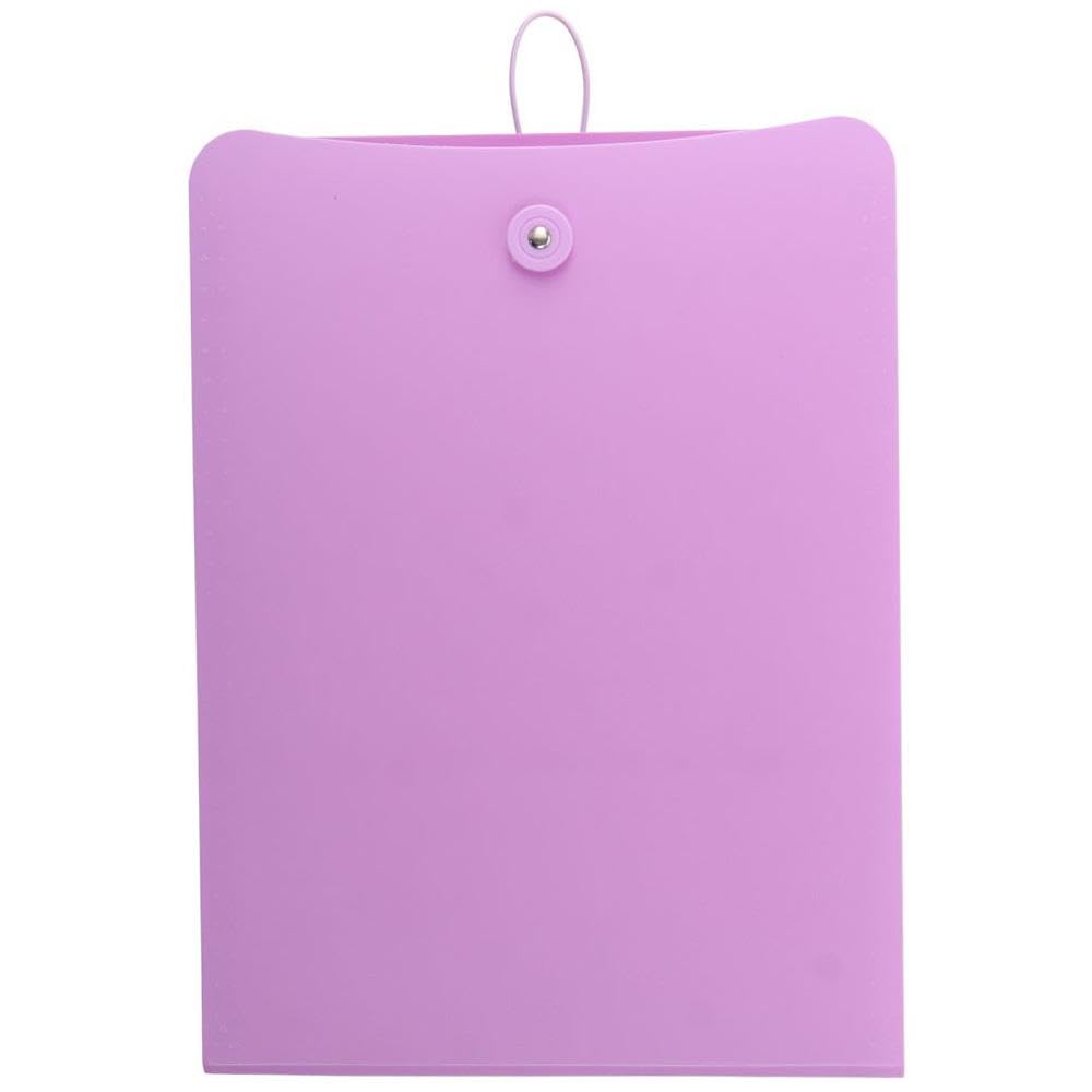 Risedot Vertical Accordion Folder, A4 Purple Organizer Document Bag with 7 Pockets