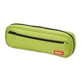 LIHIT LAB Pen Case, Yellow Green, 3 x 9.4 Inches (A7552-6)