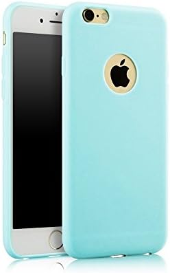 iPhone 6 6s Case Silicone Rubber Shockproof Cover Scratch-Resistant Protective Slim Case for iPhone 6 6s 4.7" Mint Green