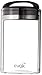 Prepara Evak Fresh Saver Airless Canister, Glass & Stainless, Medium, Soft Touch Black Handle