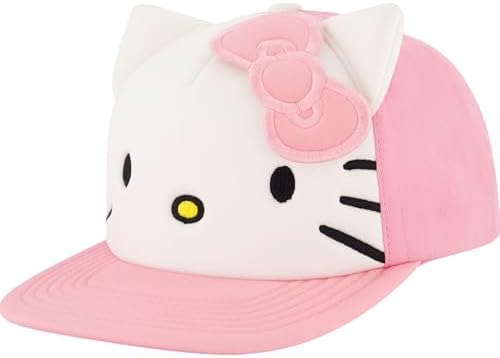 Sanrio Hello Kitty Embroidered Face and Whiskers Design Adult OSFM