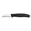 Victorinox Tourniermes Swiss Classic, recht geslepen, roestvrij staal, zwart, 0 cm
