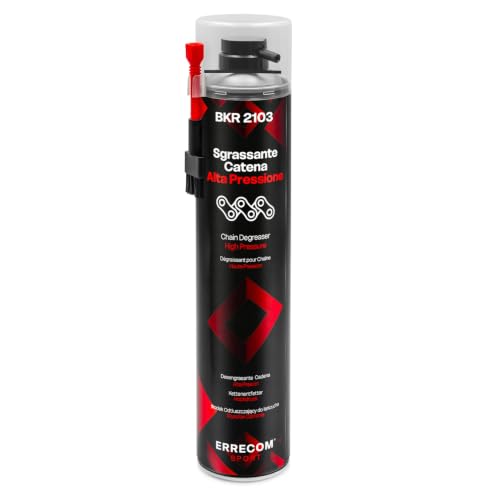 Errecom BKR 2102 Bike and Motorbike Chain Degreaser Spray, 750 ml Aerosol Can