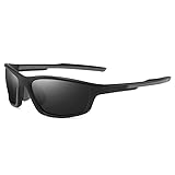 BrillayView Wrap Around Sports Polarized Sunglasses