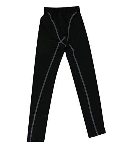 Boy's Sports Running Stretch Pants Compression Football Legging - Thumbnail 6