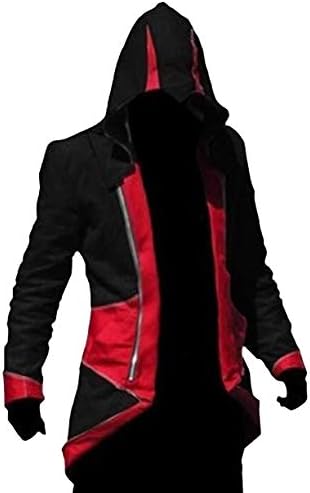 TEENTAGE Men's Costume Hoodie Jacket Cosplay Coat with Attachable Hood