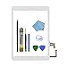 Zentop White IPad Air 1st Generation Touch Screen Digitizer Glass Replacement Modle A1474 A1475 A1476 with Home Button,Camera Holder,Preinstalled Adhesive,Tool Kit. (White)