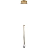 ET2 Stillo - 1.5W 1 LED Mini Pendant-18 Inches Tall and 2 Inches Wide-Gold Finish
