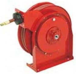 Pit Pal 4425OLP Reelcraft Spring Retractable Hose Reel and Hose .25 ID Hose 25 hose - 20lb Reel