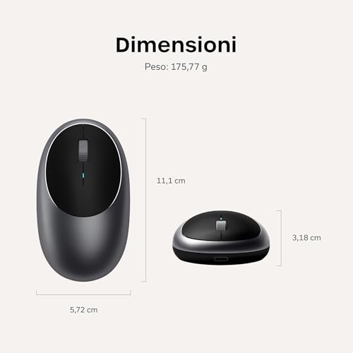 Satechi M1 Wireless Mouse Space Gray
