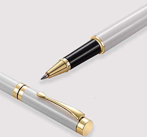 Hosoon Fancy Writing Pen Set,Black Pens For Birthday Gift (black golden)