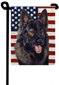 Amazon.com: German Shepherd USA Patriotic Garden Flag: Everything Else