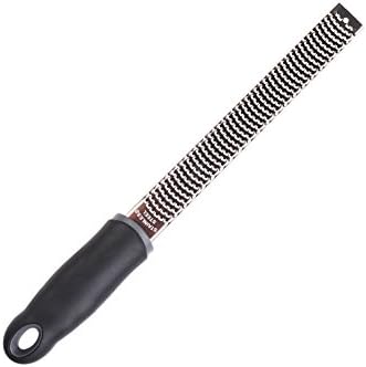 Citrus Lemon Cheese Zester &amp; Stainless Steel Planer by TAFCI- Bama Cheese/ Ginger/Garlic/ Chocolate/ Vegetables/ Protective Cover + Cleaning Brush(black)