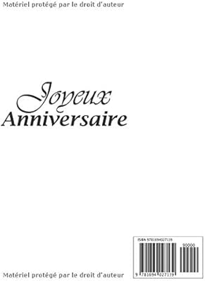 Joyeux Anniversaire 6 Ans Livre D Or Licorne 26 Pages Format Carre 21 59 X 21 59 Cm French Edition By Amazon Ae