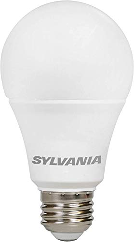 SYLVANIA ECO LED Light Bulb, A19 60W Equivalent, Efficient 9W, 7 Year, 750 Lumens, 2700K, Non-Dimmable, Frosted, Soft White - 8 Count (Pack of 1) (40821)