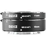 Meike MK-Z-AF1 Metal Auto Focus Macro Extension Tube Adapter Ring (11mm+18mm) Compatible with Nikon Z6 Z7 Z50
