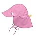 i play. Toddler Flap Sun Protection Swim Hat, Light Pink, 2T-4T