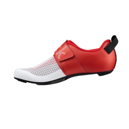 Fizik Transiro Hydra, Highly Breathable Triathlon Innovative Shoes, White/Metal…