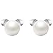 FarryDream Platinum Plated 925 Sterling Silver Cute Freshwater Pearl Puppy Studs Earrings for Women Teen Girls Gifts (Puppy Studs)