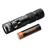 Manker E11 Pocket EDC Flashlight 800 Lumens CREE XP-L LED Torch Use 1x 14500 / AA Battery - Simple Version of Manker T01 (E11 CW With Battery)
