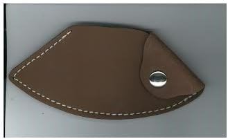 Diamond D Genuine Leather Ulu Knife Quality Sheath Dark - For 6" Knife