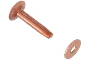 ZELIKOVITZ #12 Copper Rivets & Burrs 3/4" 50 Pack