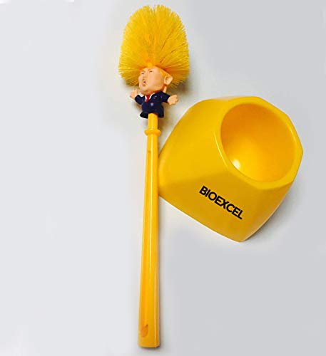 Bioexcel Donald Trump Toilet Brush Bowl With Holder