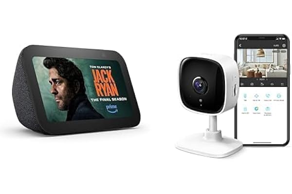 Echo Show 5 with TP-Link Tapo 2K Indoor Security Camera