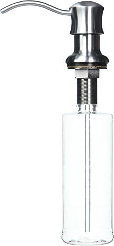 Keeney K612DSSS Premium Style Soap or Lotion Dispenser with Large Capacity Bottle (16 oz.), Stainless